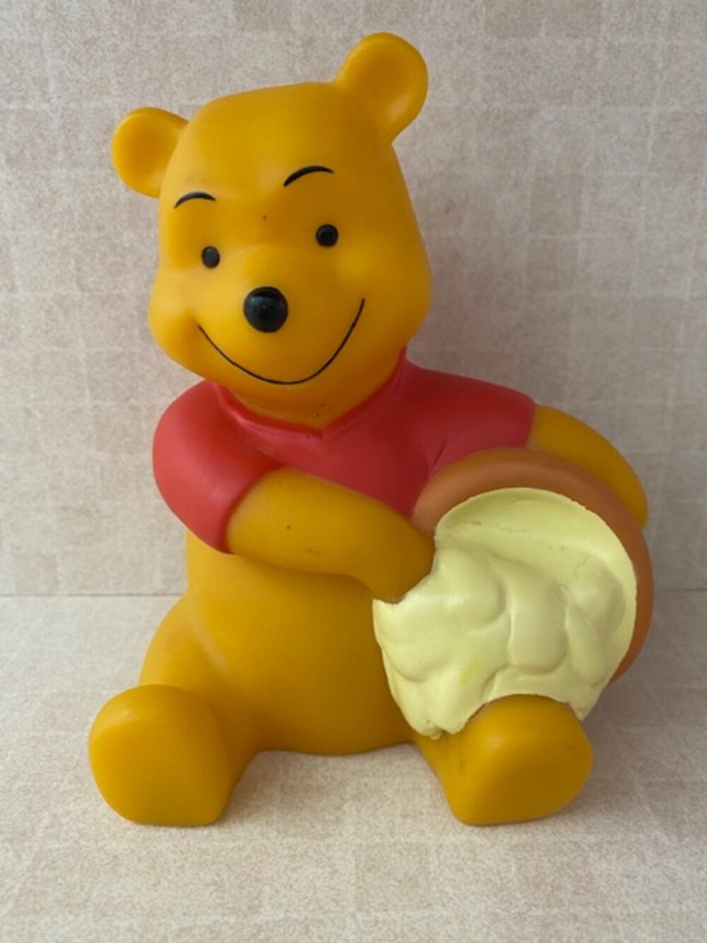 Early 1990's - Disney Winnie The Pooh with Honey Pot Plastic Bank